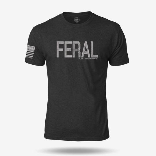 Feral Distressed T Shirt