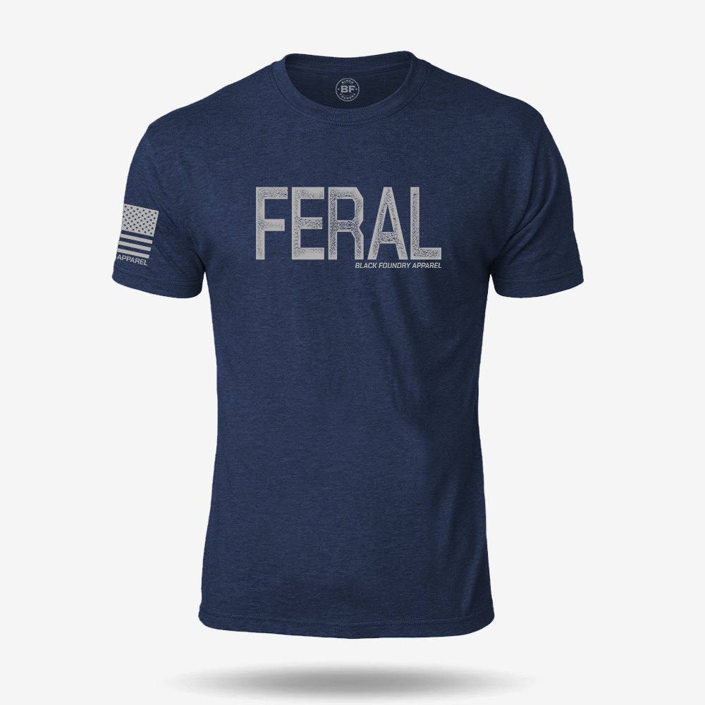 Feral Distressed T Shirt