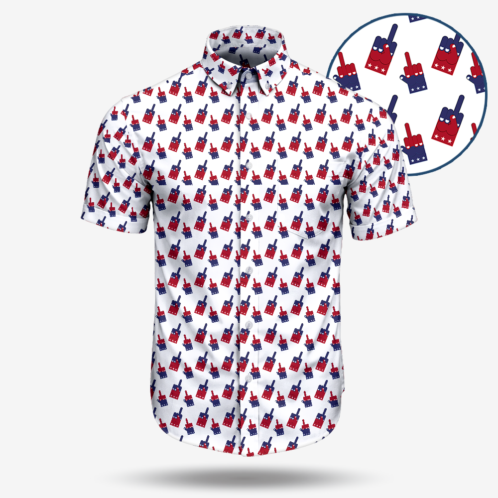 Finger Button Down Shirt
