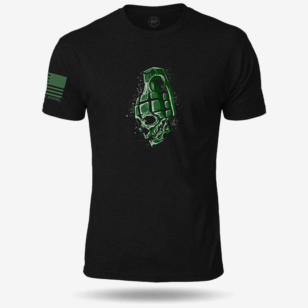 Frag Skull Grenade T Shirt