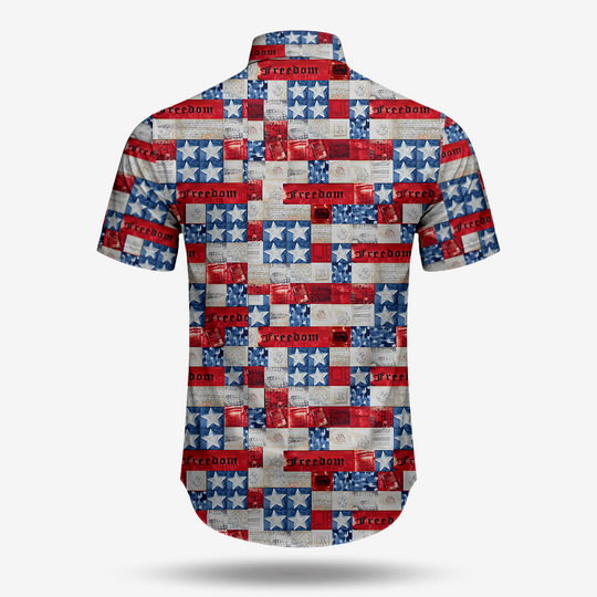 Freedom Flag Button Down Shirt
