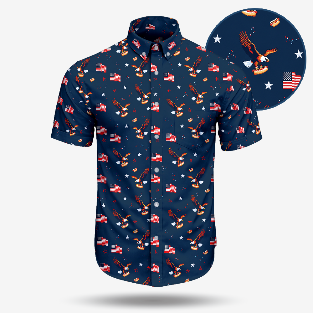 Freedom Eagle Button Down Shirt