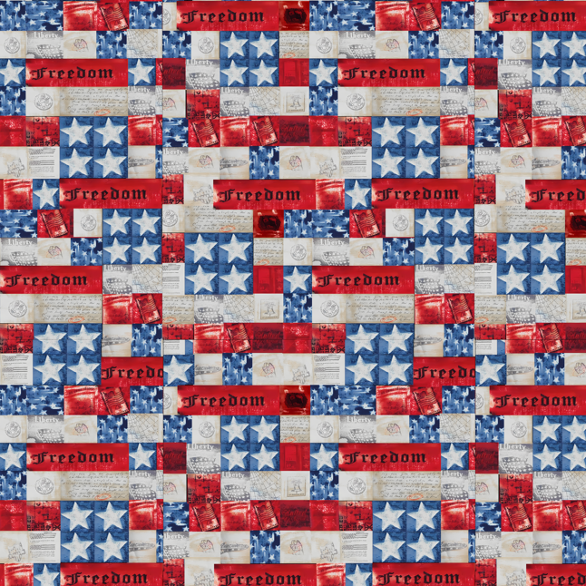 Freedom Flag Button Down Shirt