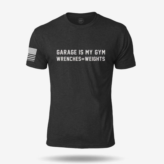 Garage Is My Gym T Shirt