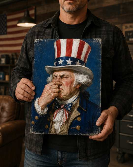 George Washington Can’t Tell a Lie… That Stinks - Canvas Poster