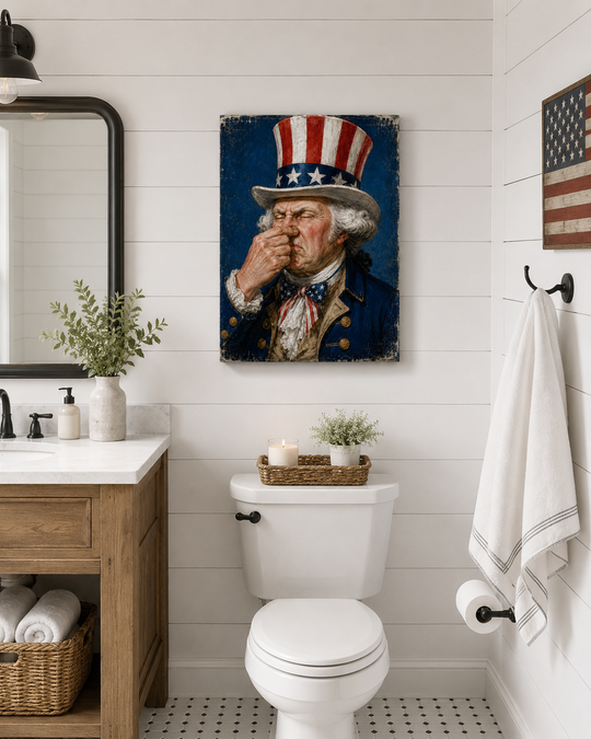 George Washington Can’t Tell a Lie… That Stinks - Canvas Poster