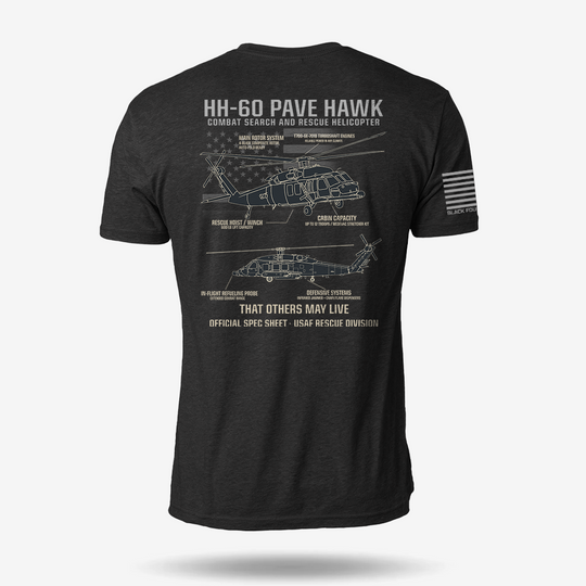 HH-60 PAVE HAWK Schematic T Shirt