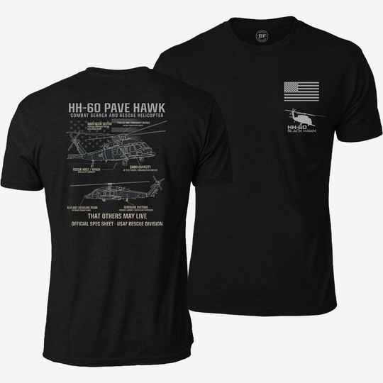 HH-60 PAVE HAWK Schematic T Shirt