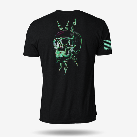 High Voltage Skull T Shirt