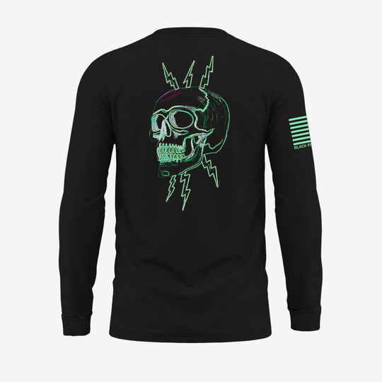 High Voltage Skull Long Sleeve