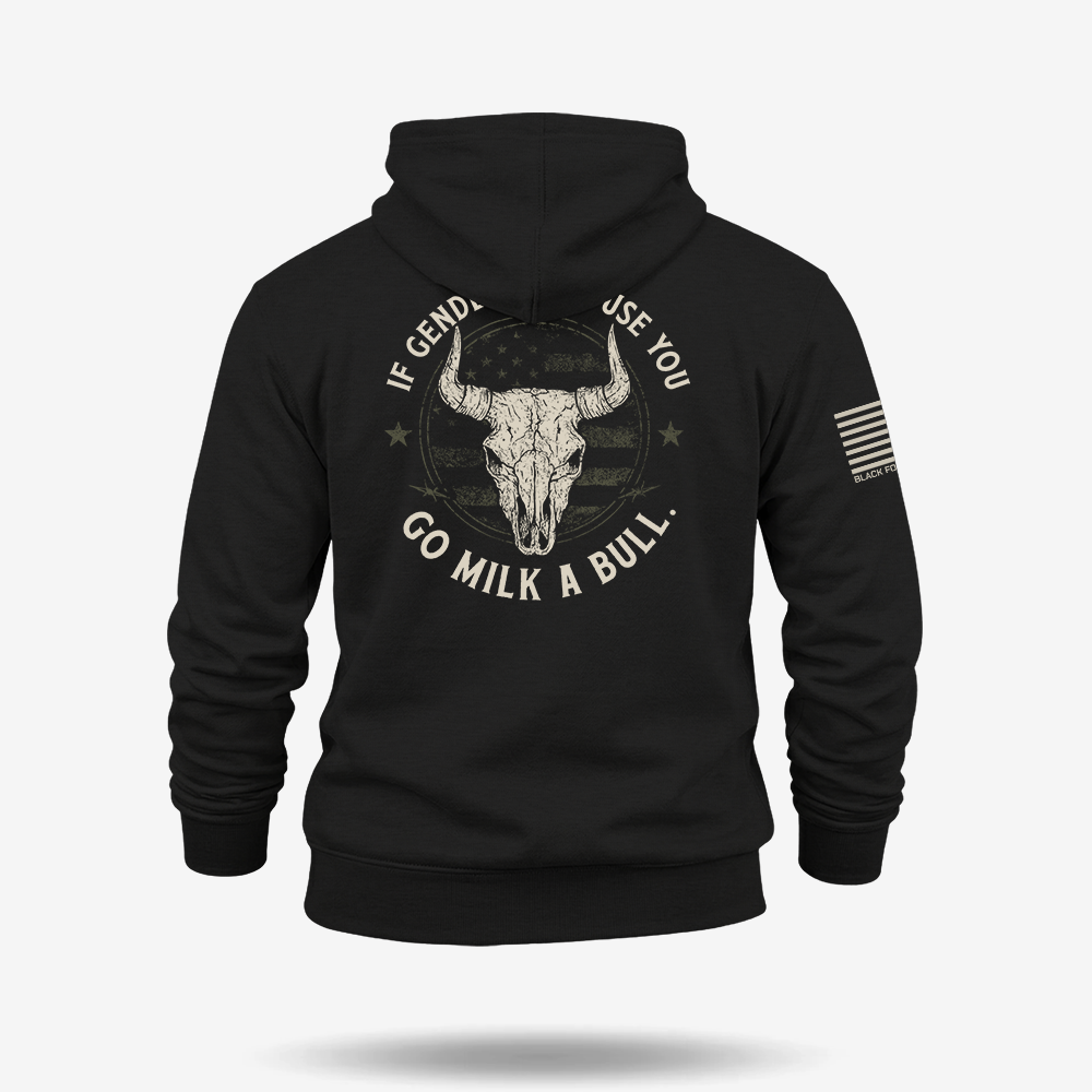If Genders Confuse You Go Milk A Bull Hoodie
