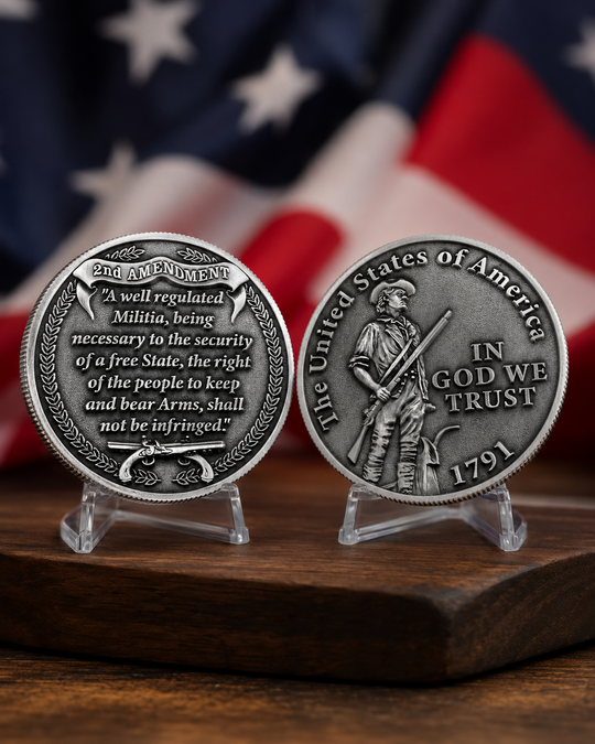 In God We Trust 2nd Amendment Challenge Coin
