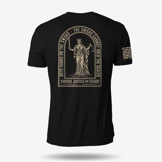 Justice Over Chaos T Shirt