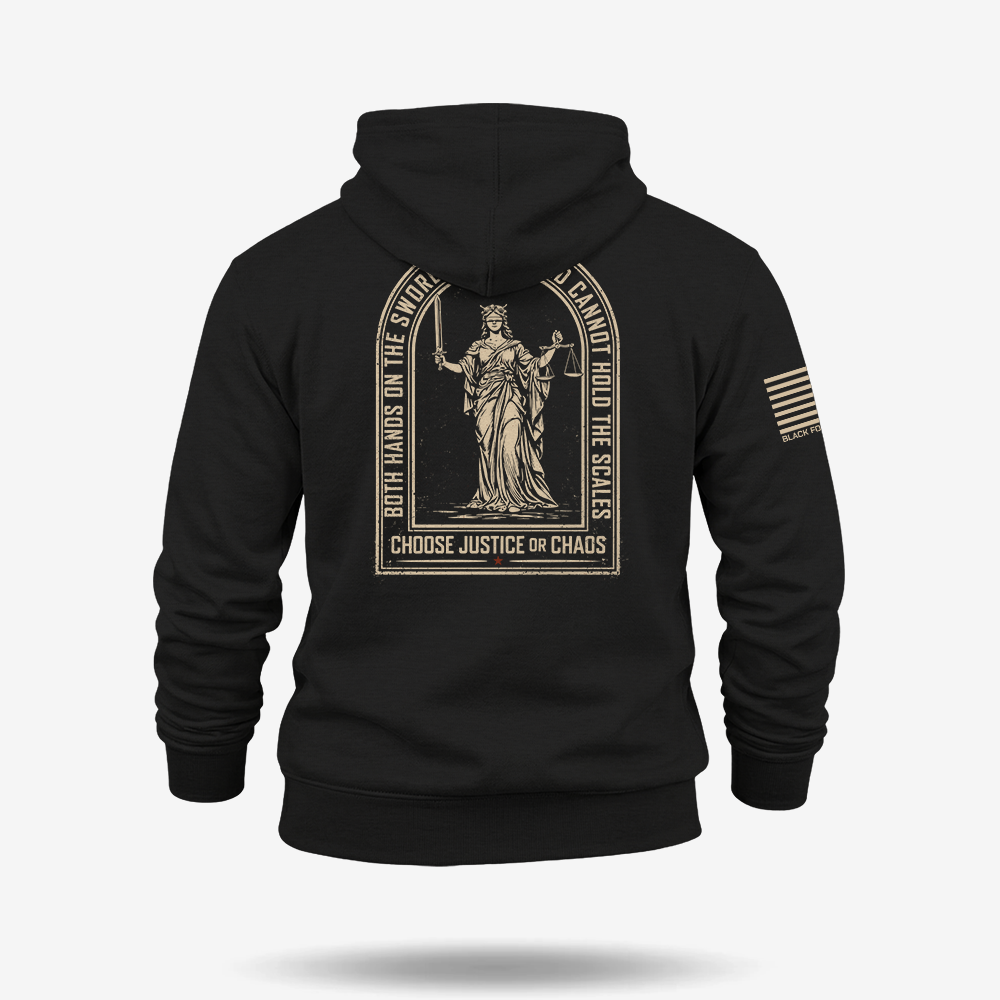 Justice Over Chaos Hoodie
