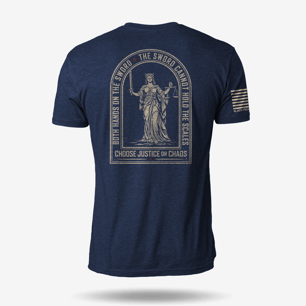 Justice Over Chaos T Shirt