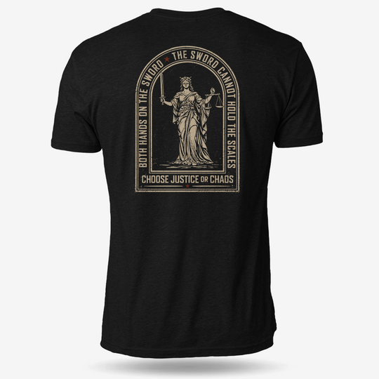 Justice Over Chaos T Shirt