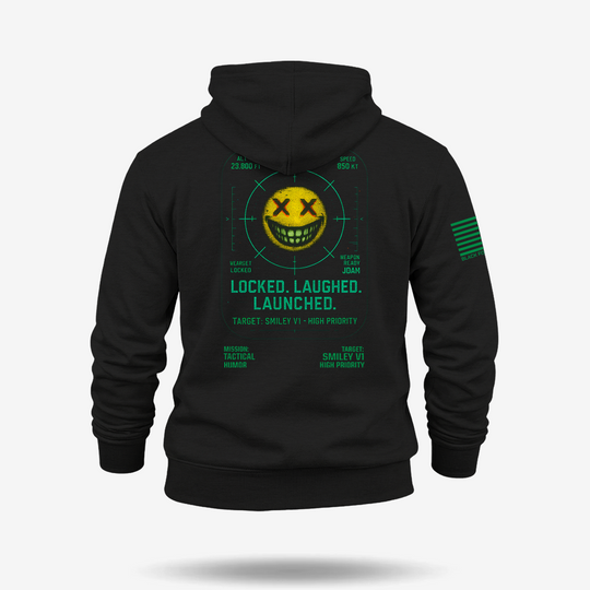 Locked. Laughed. Launched Hoodie
