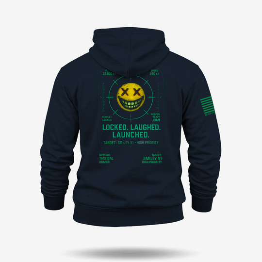 Locked. Laughed. Launched Hoodie