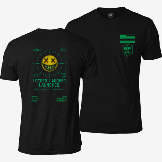 Locked. Laughed. Launched T Shirt