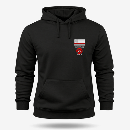 Strong &amp; Courageous Firefighter Hoodie