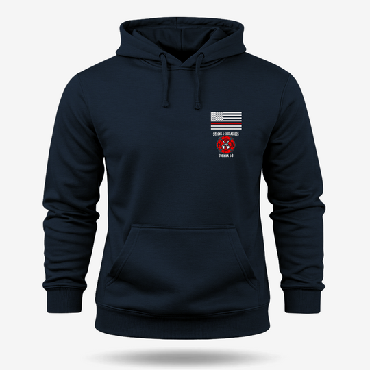 Strong &amp; Courageous Firefighter Hoodie