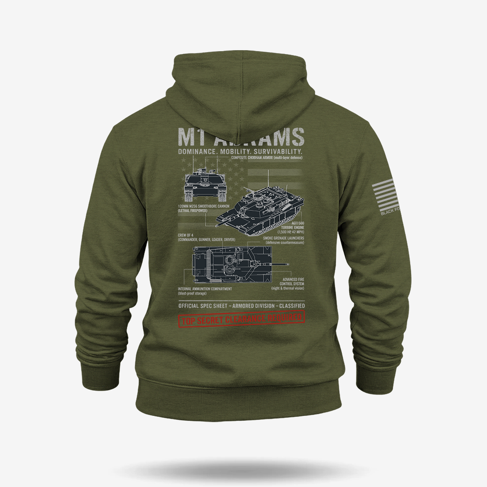 M1 Abrams Schematic Hoodie
