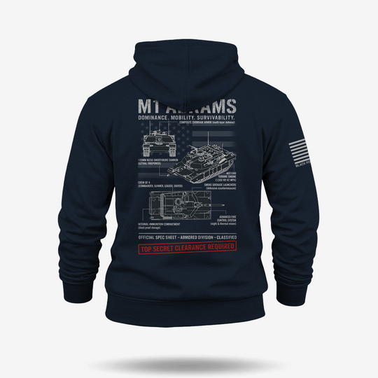 M1 Abrams Schematic Hoodie
