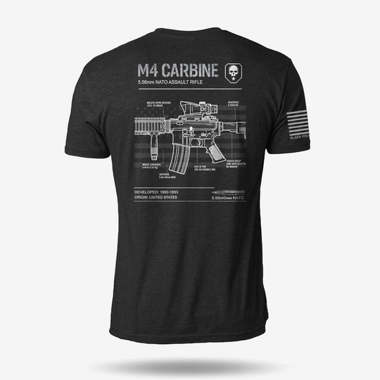 M4 Carbine Schematic T Shirt