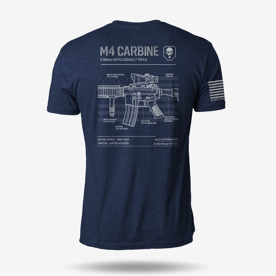 M4 Carbine Schematic T Shirt