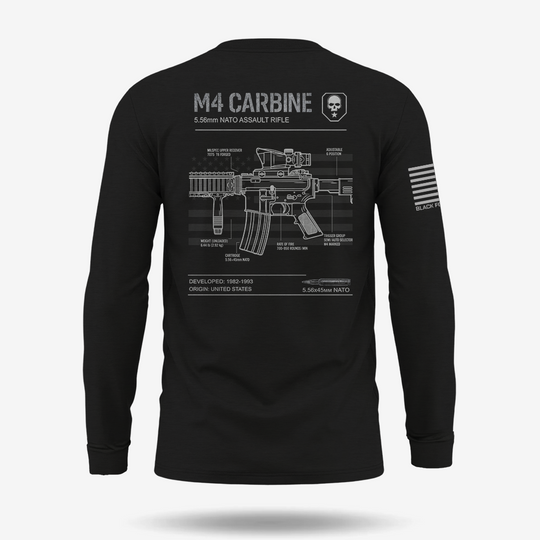 M4 Carbine Schematic Long Sleeve