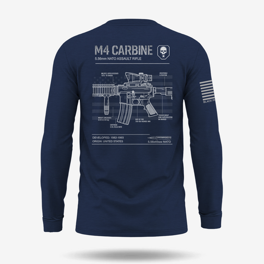 M4 Carbine Schematic Long Sleeve