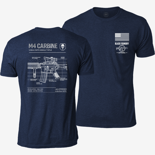 M4 Carbine Schematic T Shirt
