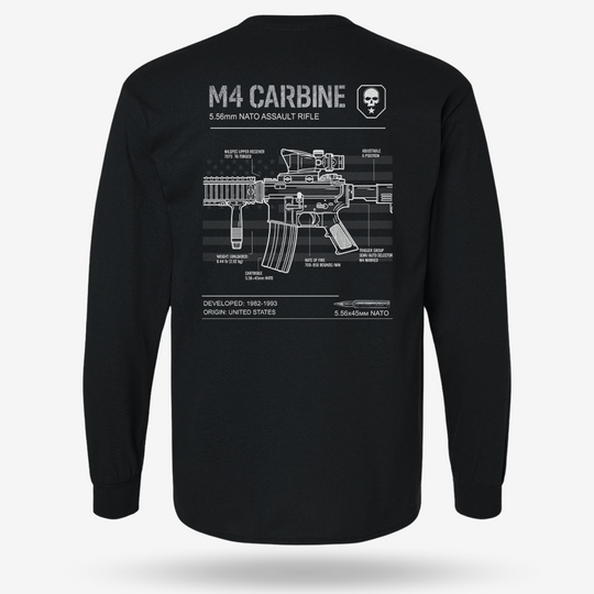 M4 Carbine Schematic Long Sleeve