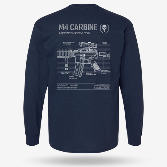 M4 Carbine Schematic Long Sleeve
