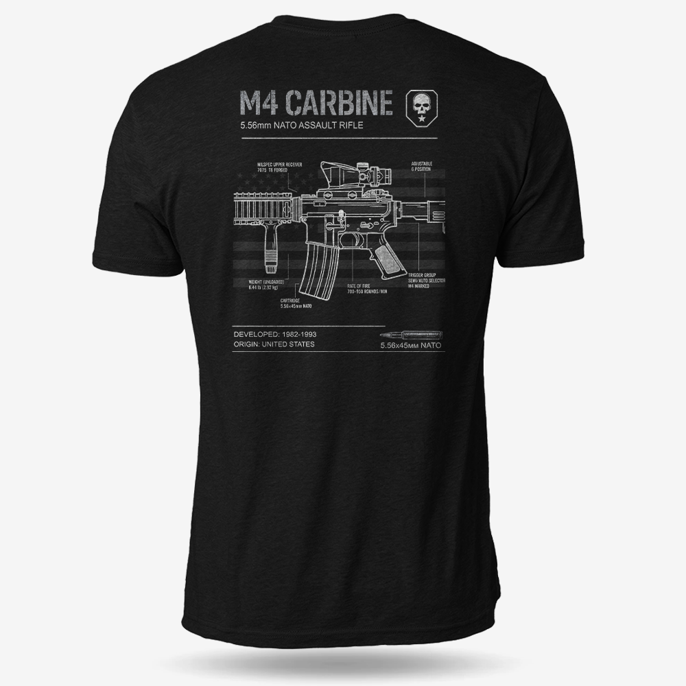 M4 Carbine Schematic T Shirt