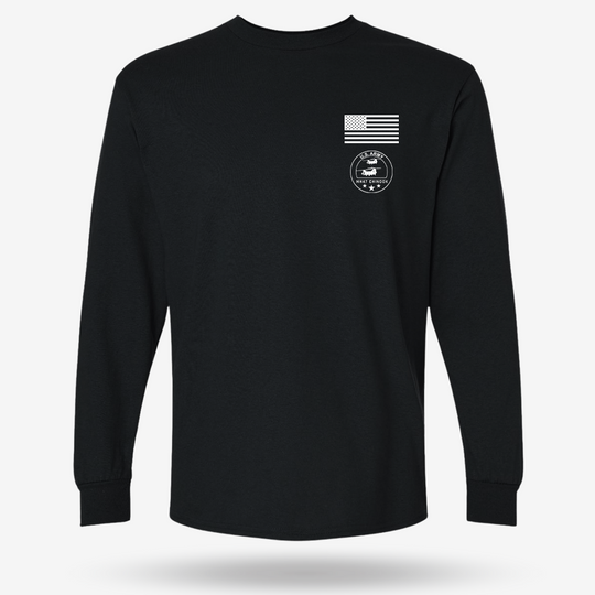 MH 47 Chinook Schematic Long Sleeve