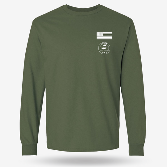 MH 47 Chinook Schematic Long Sleeve