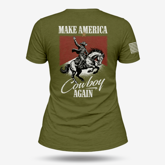 Make America Cowboy Again Women&