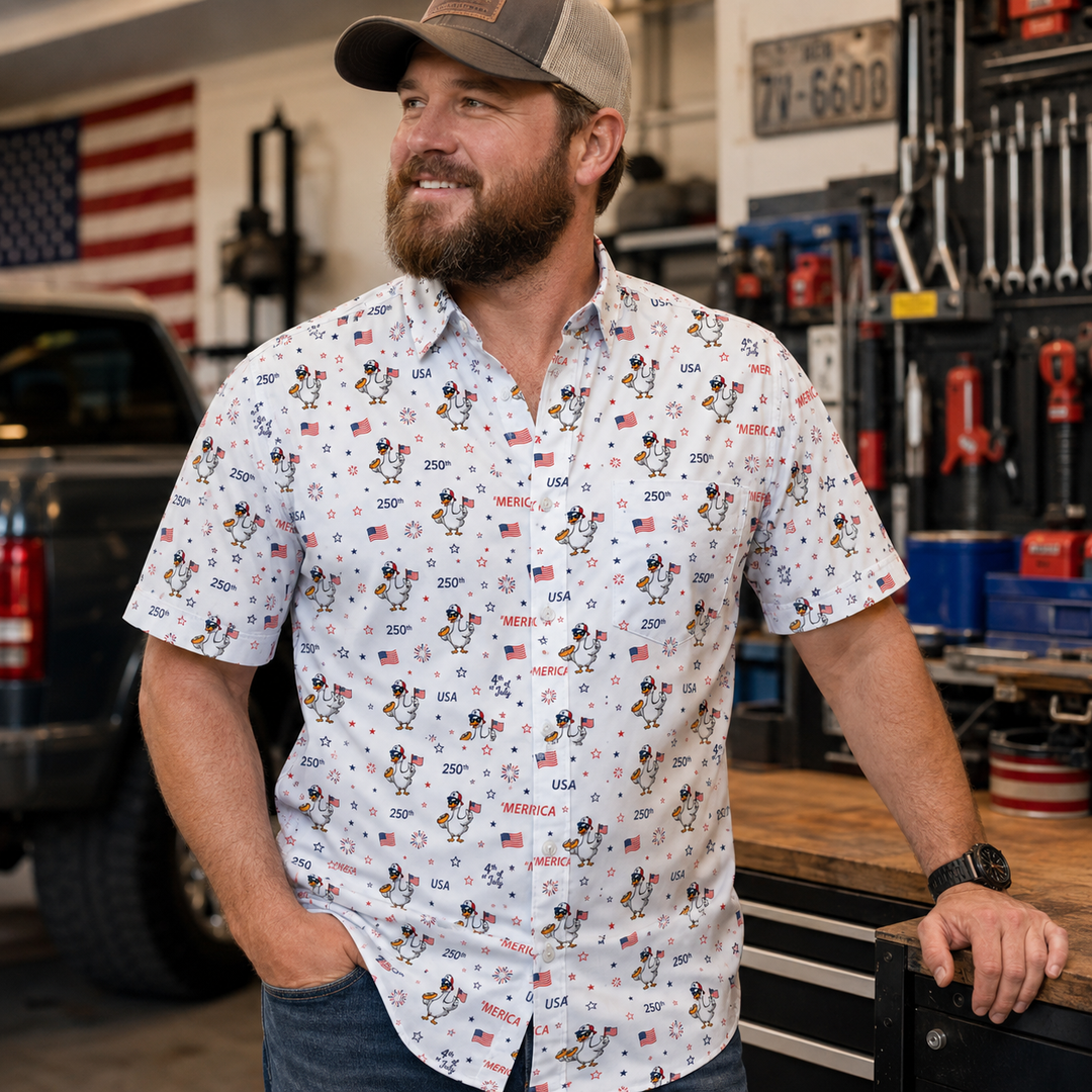 Merica 250 Button Down Shirt