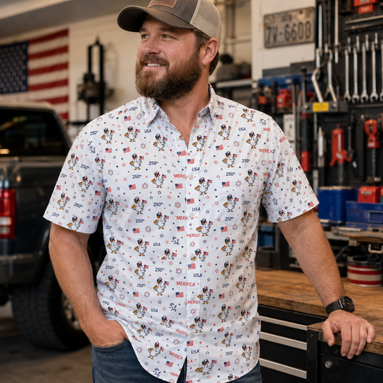Merica 250 Button Down Shirt