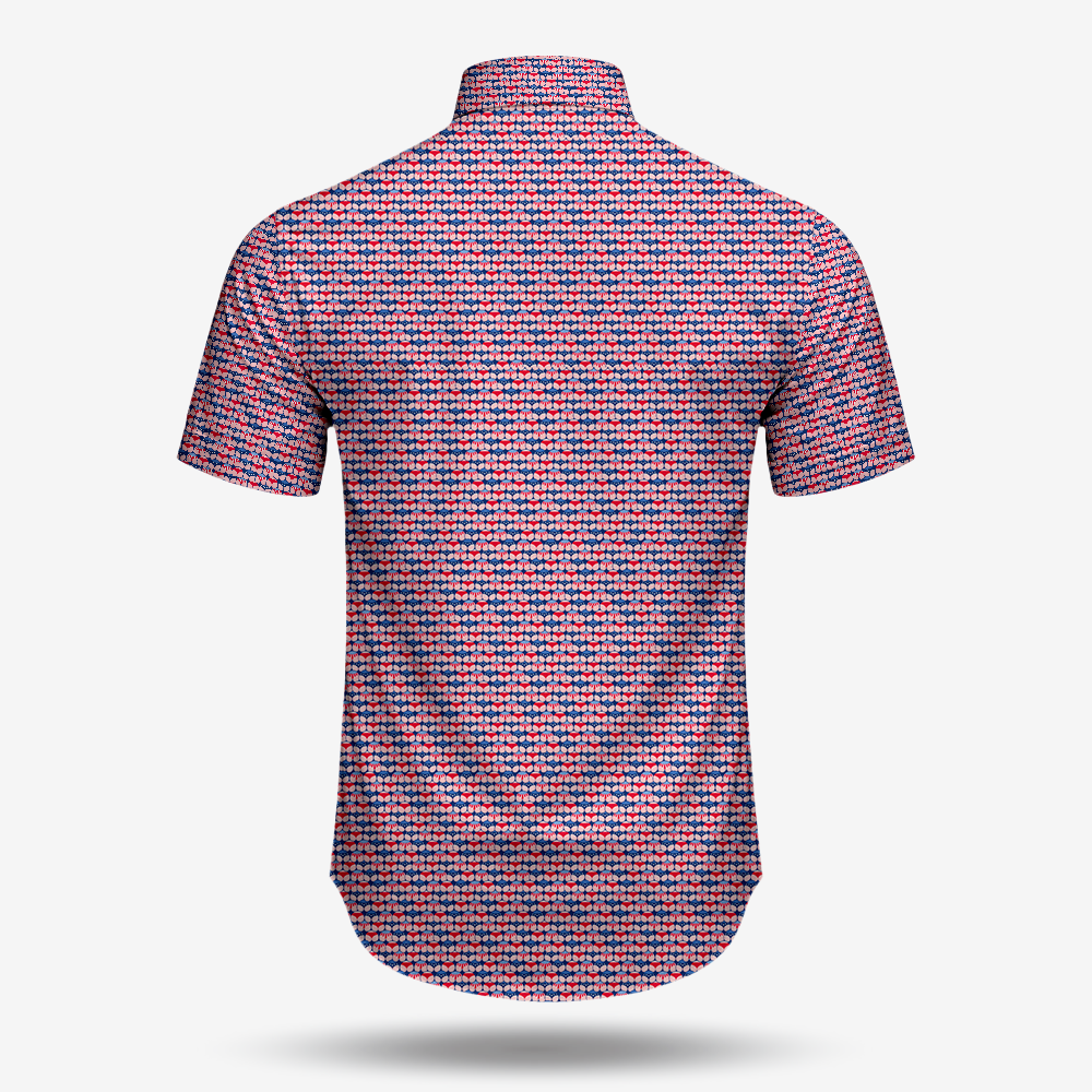 Merica Cheek Button Down Shirt
