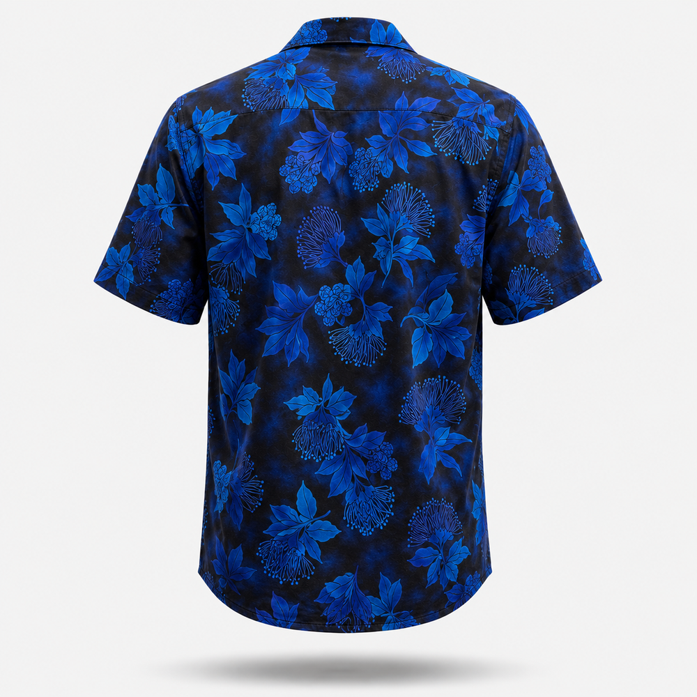 Midnight Bloom Hawaiian Shirt