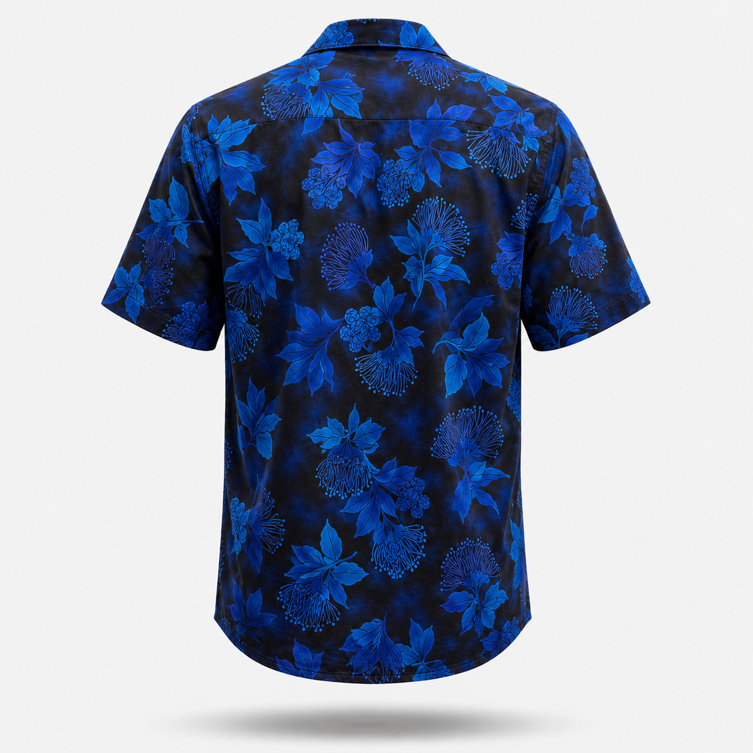 Midnight Bloom Hawaiian Shirt