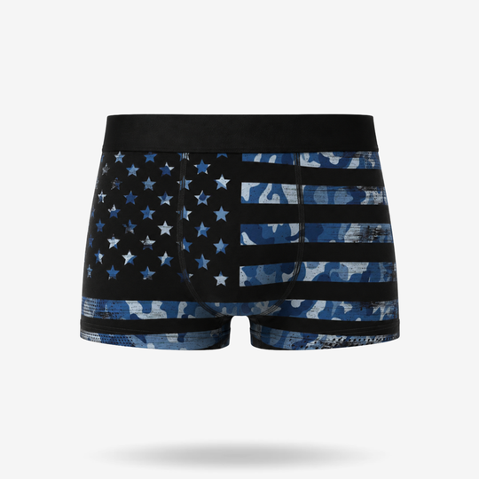 Midnight Patriot Camo Boxer Briefs