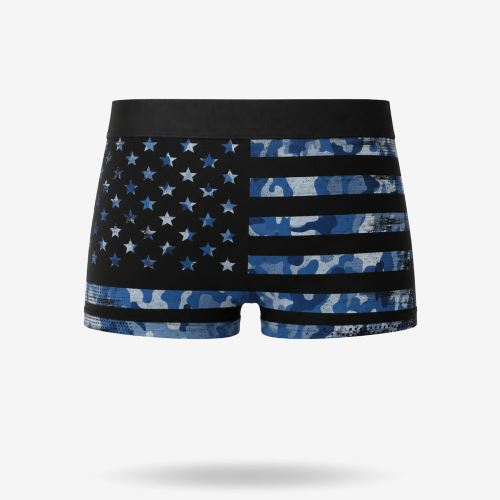 Midnight Patriot Camo Boxer Briefs