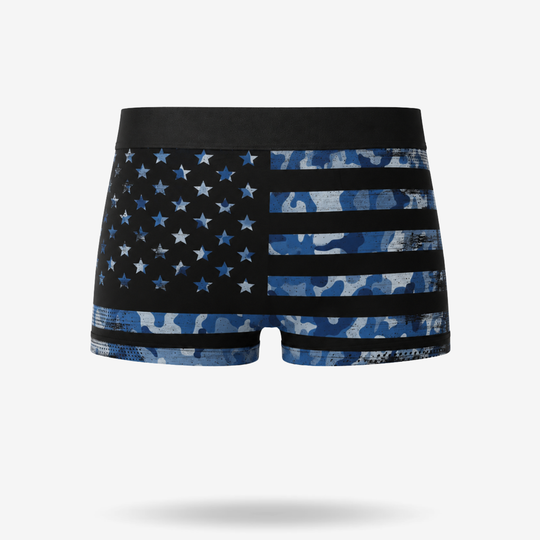 Midnight Patriot Camo Boxer Briefs