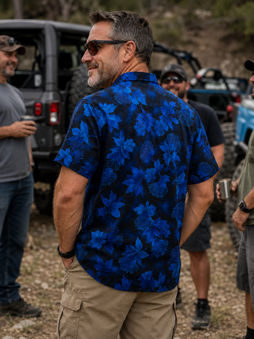 Midnight Bloom Hawaiian Shirt