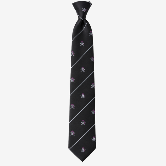 Midnight Corsair Skull Tie