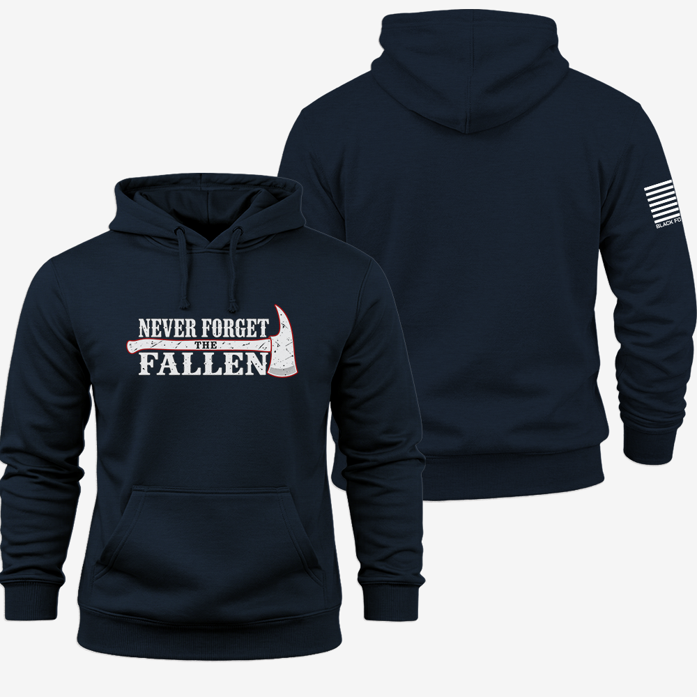 Never Forget the Fallen Firefighter Hoodie