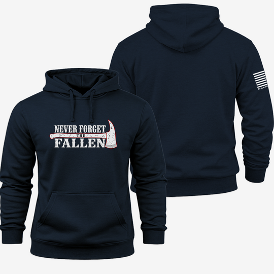 Never Forget the Fallen Firefighter Hoodie
